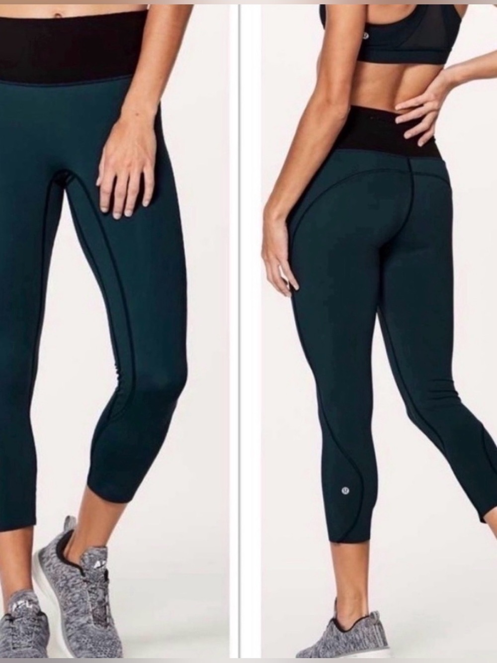Lululemon Run the Day Cropped Leggings 8